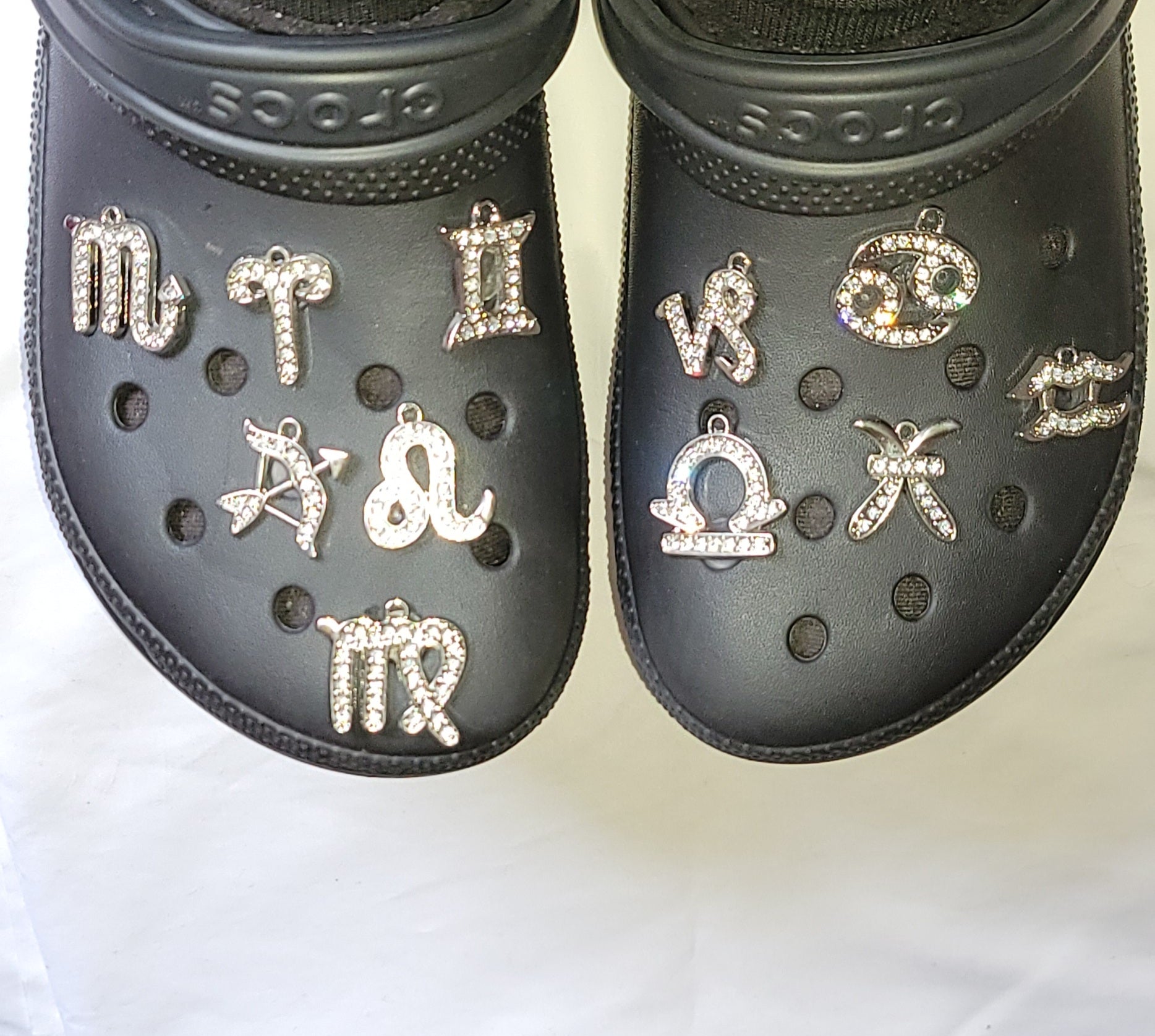 Designer Shoe Charms CC Pearls
