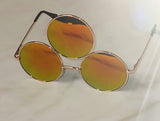 Orange third eye sunglasses